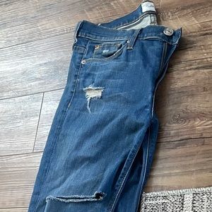 Hudson Boot leg Ripped Jeans